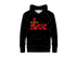#0395 - BLACK DEVIL PULLOVER HOODIE