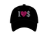 #0784 - ILOVEMONEY GLITTER HAT