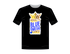 #1288 - ROYALTY BLUE OMEGA ORANGE TSHIRT