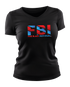 #0235-FBI-FINE BLACK INDIVIDUAL FEMALE T-SHIRTS