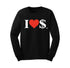 #0279 - I❤️$ LONG SLEEVES SCREEN-PRINT UNISEX