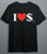 #0275 - I❤️$ DUAL SCREEN PRINT UNISEX TSHIRT