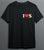 #0275 - I❤️$ DUAL SCREEN PRINT UNISEX TSHIRT